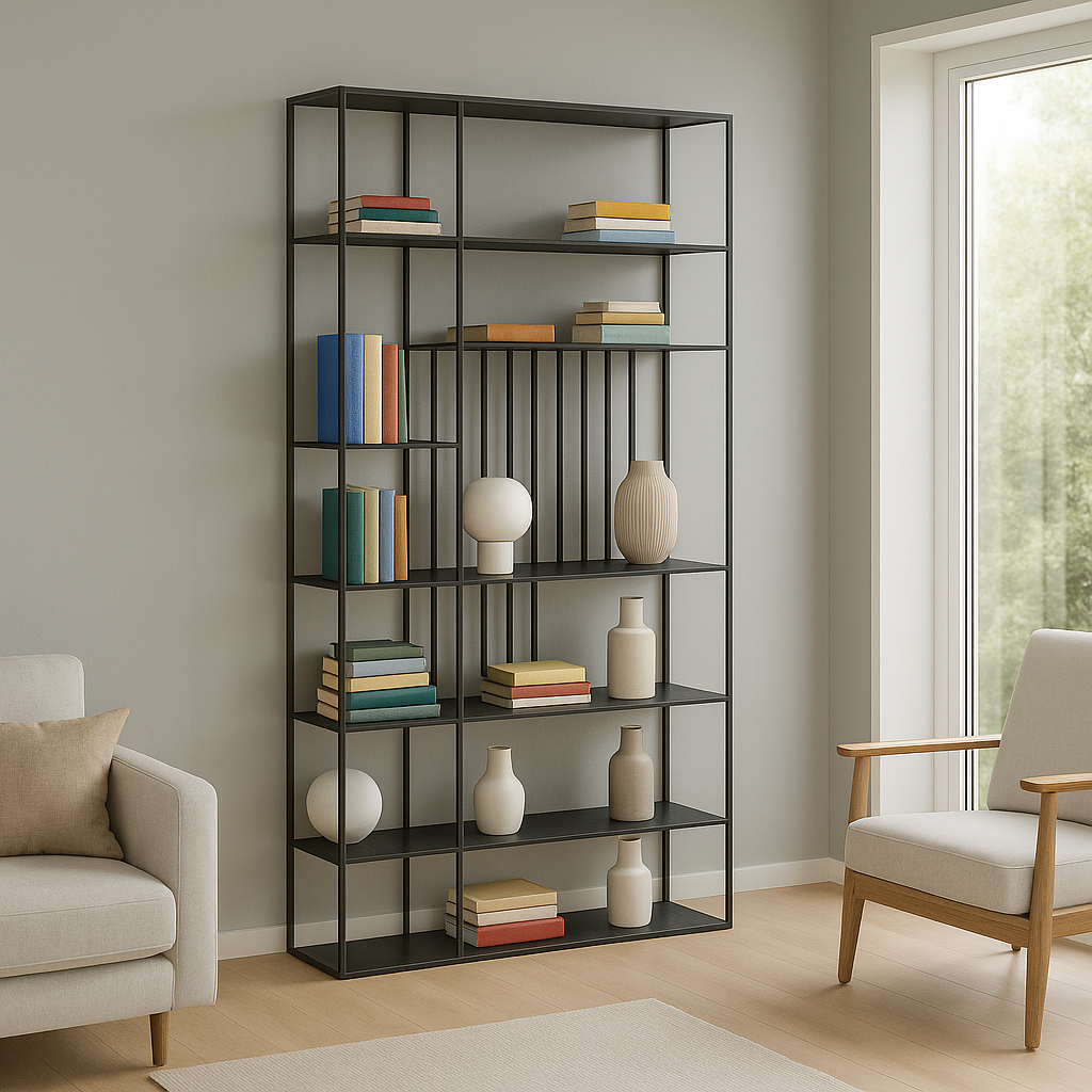Metria Libreria in acciaio verniciato