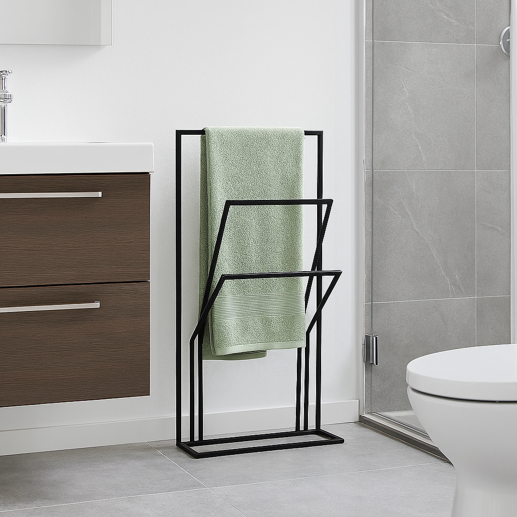 Eleganza Funzionale Porta asciugamano acciaio verniciato