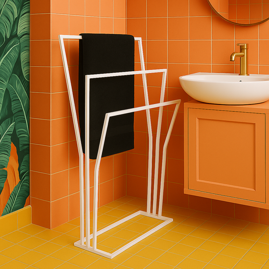 FanShape Porta asciugamano acciaio verniciato